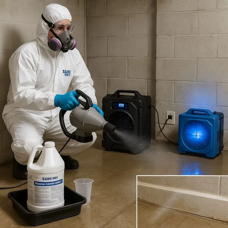 Sanitization and Odor Removal process in Edgar, WI