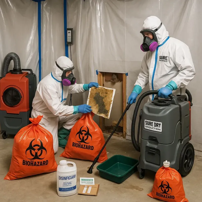 Contaminated Water Handling Protocols process in Edgar, WI
